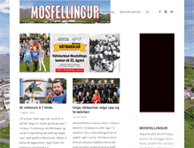 Tablet Screenshot of mosfellingur.is